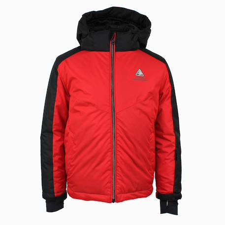 Blouson de ski garçon egee Rouge/noir+Vert/noir 1 - vertbaudet enfant 