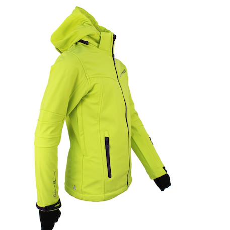 Blouson softshell fille gamala Anis+Bleu+Corail+Noir/corail 3 - vertbaudet enfant 