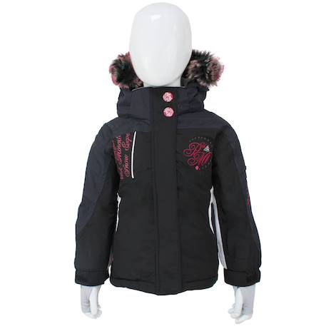 Blouson de ski fille falaza Noir+Violet 1 - vertbaudet enfant 