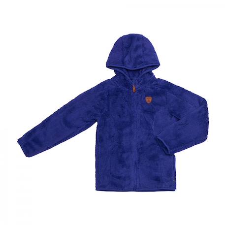 Blouson polaire fille galane Blanc+Bleu+Bleu marine+Corail+Fuchsia+Noir+Rouge+Taupe 4 - vertbaudet enfant 