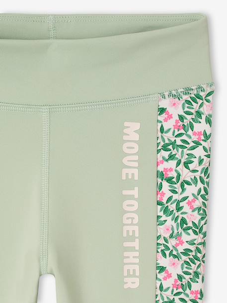 Legging sport fille graphique rose+vert sauge 6 - vertbaudet enfant 