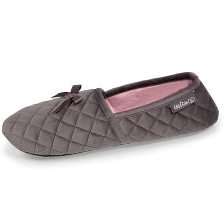 Chaussons slippers Gris foncé 1 - vertbaudet enfant 