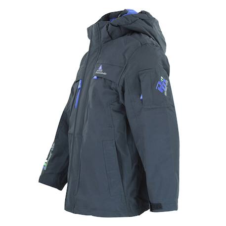 Parka de ski garçon ecadik Bleu+Gris+Noir+Rouge 5 - vertbaudet enfant 