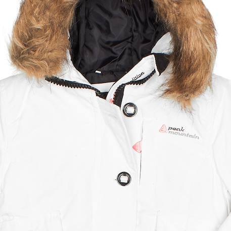 Parka de ski fille falava Blanc+Bleu marine+Noir+Rouge 3 - vertbaudet enfant 