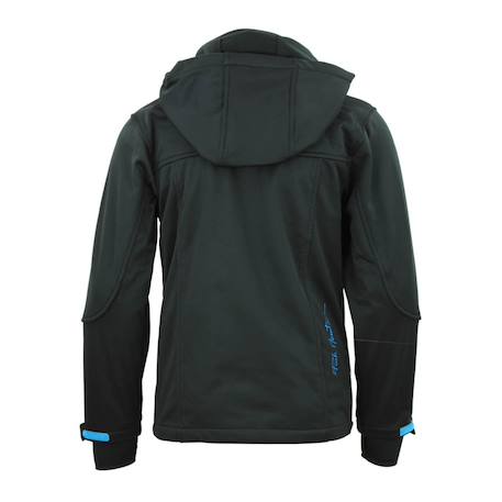 Blouson softshell garçon ecanne Jaune+Noir/bleu+Noir/jaune+Noir/orange+Noir/vert+Orange 4 - vertbaudet enfant 