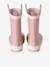 Bottes de pluie fille caoutchouc imprimé collection maternelle beige imprimé+rose imprimé 12 - vertbaudet enfant 