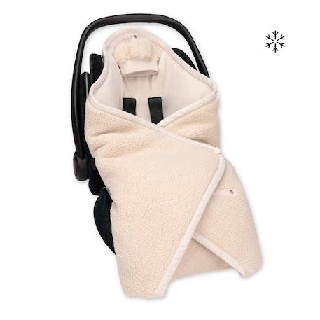 Nid d'ange biside ouatiné hiver  - teddy chaud Ficelle+Kaki+Muffin+Natural+Ocre 2 - vertbaudet enfant 