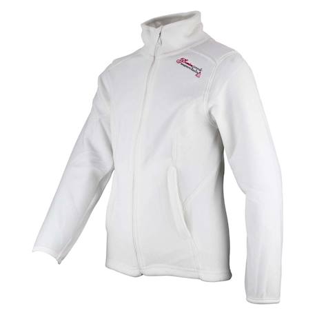 Blouson polaire fille gadara Blanc+Bleu marine+Fuchsia+Jaune+Noir+Violet 3 - vertbaudet enfant 