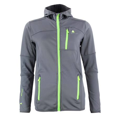 Blouson polarshell garçon ecampus Bleu+Gris+Noir/orange+Noir/vert+Orange 4 - vertbaudet enfant 