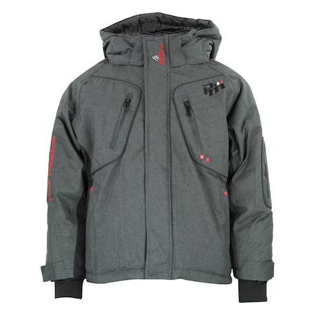 Blouson de ski garçon ecamate Anthracite+Bleu+Gris 1 - vertbaudet enfant 