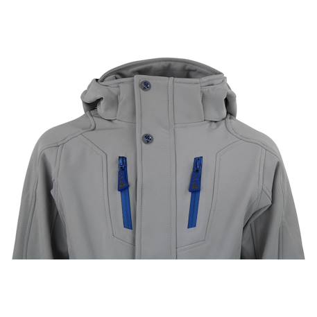 Blouson de ski garçon ecilo Gris+Noir+Rouge 4 - vertbaudet enfant 