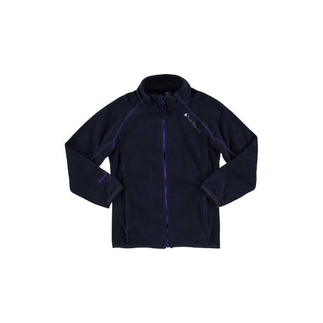 Sweat polaire fille gafone Blanc+Corail+Fuchsia+Marine+Noir+Turquoise+Vert+Violet 9 - vertbaudet enfant 