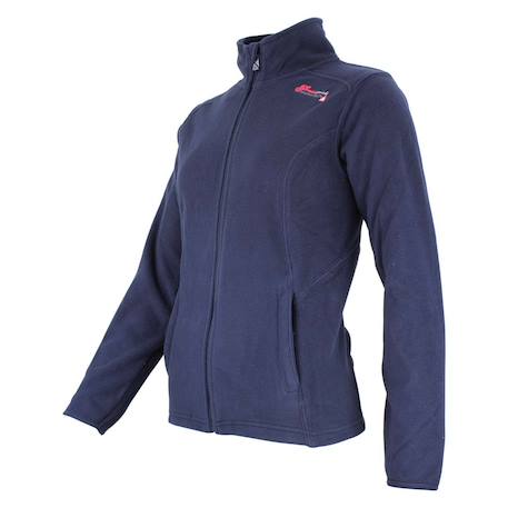 Blouson polaire fille fadara Anis+Bleu+Fuchsia+Noir+Taupe+Violet 6 - vertbaudet enfant 