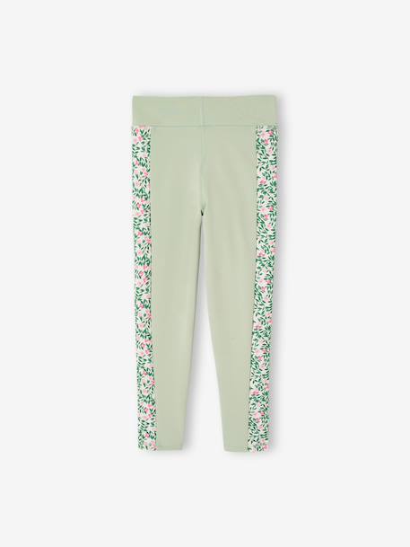 Legging sport fille graphique rose+vert sauge 5 - vertbaudet enfant 