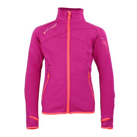 Blouson polarshell fille gaclimate Blanc+Bleu marine+Fuchsia+Noir 11 - vertbaudet enfant 