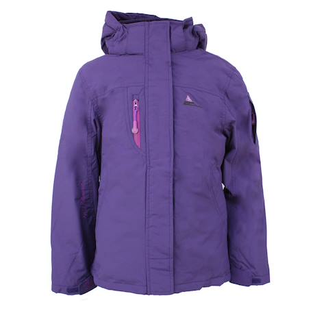 Parka de ski fille fadika Bleu marine+Framboise+Noir+Taupe+Turquoise+Violet 14 - vertbaudet enfant 