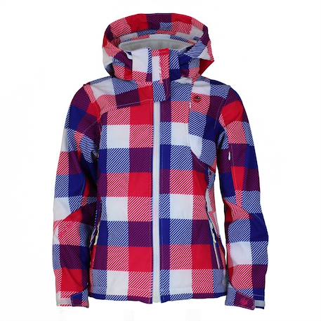 Blouson de ski fille gaveny Anis+Fuchsia+Violet 3 - vertbaudet enfant 