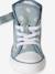 Baskets montantes enfant textile bleu jean 6 - vertbaudet enfant 
