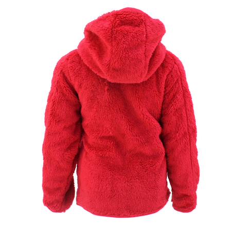Blouson polaire fille galane Blanc+Bleu+Bleu marine+Corail+Fuchsia+Noir+Rouge+Taupe 20 - vertbaudet enfant 