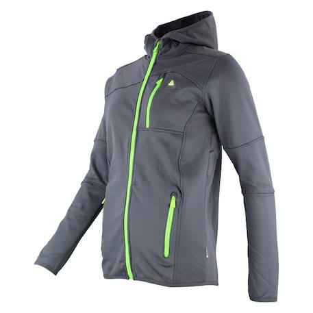 Blouson polarshell garçon ecampus Bleu+Gris+Noir/orange+Noir/vert+Orange 6 - vertbaudet enfant 