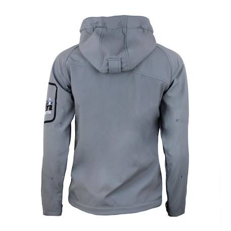 Blouson softshell garçon ecolok Gris+Noir+Rouge 2 - vertbaudet enfant 