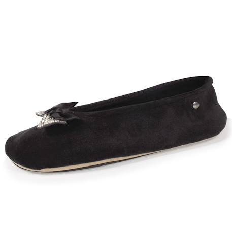 Chaussons ballerines nœud bijou Noir 1 - vertbaudet enfant 