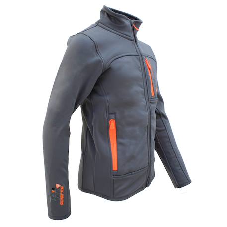 Blouson polarshell garçon ecanton Bleu+Bleu marine+Gris+Noir/bleu+Noir/jaune+Orange 9 - vertbaudet enfant 