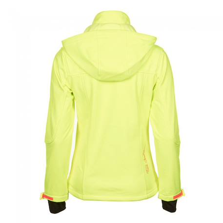 Blouson softshell fille ganne Jaune+Noir/corail+Noir/jaune+Orange 2 - vertbaudet enfant 