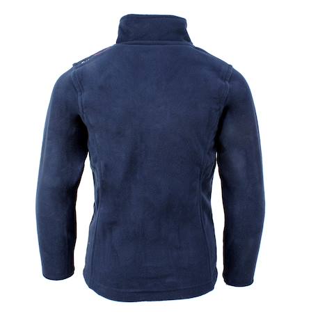 Blouson polaire fille facesare Bleu+Bleu marine+Ecru+Fuchsia+Noir 4 - vertbaudet enfant 