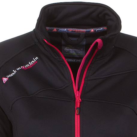 Blouson polarshell fille faclimate Blanc+Bleu marine+Fuchsia+Noir 14 - vertbaudet enfant 