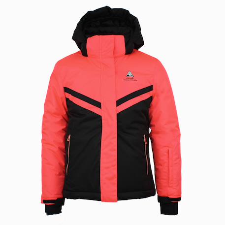 Blouson de ski fille fama Corail+Fuchsia 1 - vertbaudet enfant 