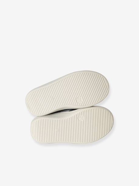 Chaussons bébé textile zippés gris imprimé 5 - vertbaudet enfant 