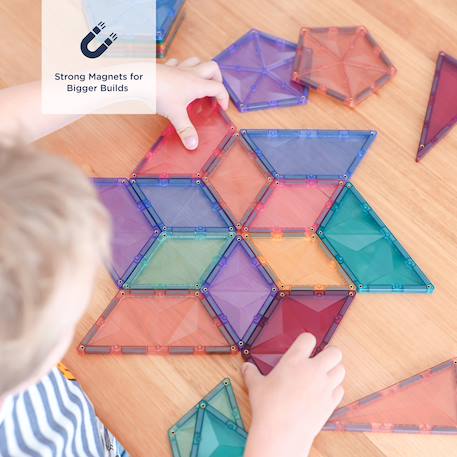 Jeu de construction magnétique pastel pack d'extension de forme, 48 pièces Pastel 2 - vertbaudet enfant 