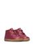 Chaussures à lacets en nappa brossé conte Berry red+Noir- 2 - vertbaudet enfant 