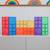 Jeu de construction magnétique arc-en-ciel paquet carré, 42 pièces Arc-en-ciel 5 - vertbaudet enfant 