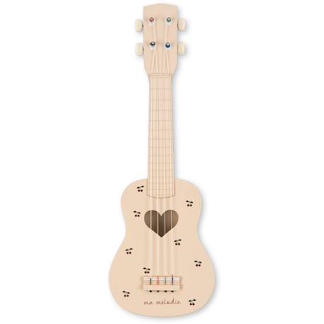 Ukulélé en bois Ma mélodie Beige, rouge, vert 2 - vertbaudet enfant 
