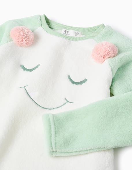 Pyjama doux, joyeux, confortable Vert clair 4 - vertbaudet enfant 
