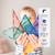 Jeu de construction magnétique pastel pack d'extension de forme, 48 pièces Pastel 3 - vertbaudet enfant 