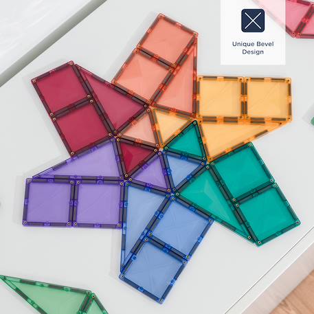 Jeu de construction magnétique pastel mini-paquet, 32 pièces Pastel 4 - vertbaudet enfant 