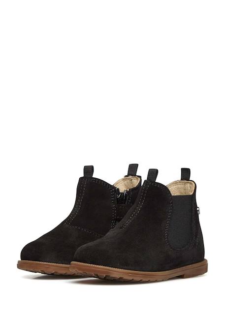 Bottines en suède winter wood Marron-+Noir- 10 - vertbaudet enfant 