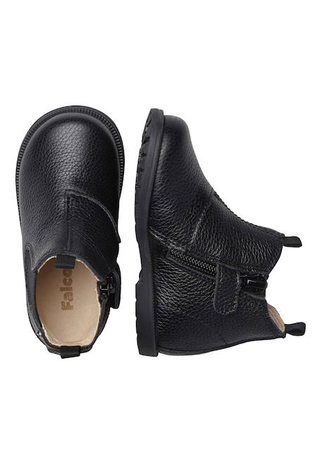 Bottines en cuir winter wood Noir- 4 - vertbaudet enfant 