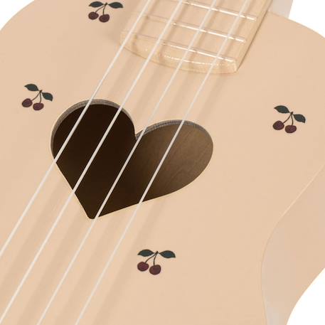 Ukulélé en bois Ma mélodie Beige, rouge, vert 3 - vertbaudet enfant 