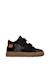 Baskets en cuir et suède albus star vl Gris-noir- 1 - vertbaudet enfant 