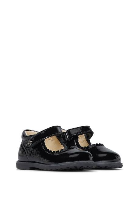 Ballerines en vernis plinpi 2 Noir-+Rose- 2 - vertbaudet enfant 