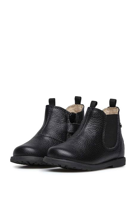 Bottines en cuir winter wood Noir- 5 - vertbaudet enfant 