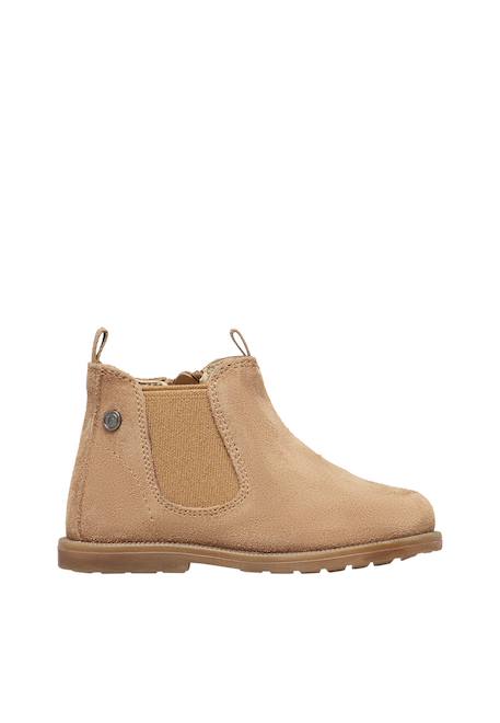 Bottines en suède winter wood Marron-+Noir- 1 - vertbaudet enfant 
