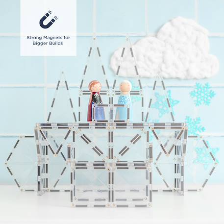 Jeu de construction magnétique clair pack de démarrage, 34 pièces Clear 2 - vertbaudet enfant 