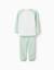 Pyjama doux, joyeux, confortable Vert clair 3 - vertbaudet enfant 