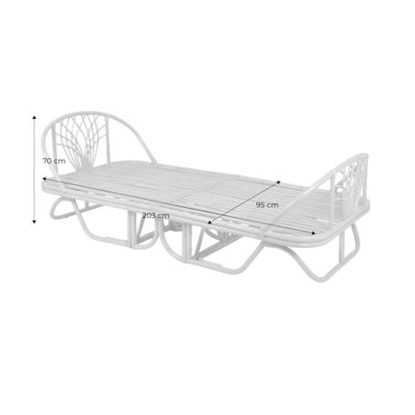 Lit enfant exotique 90 x 190 cm rotin naturel - arlo Rotin naturel 4 - vertbaudet enfant 
