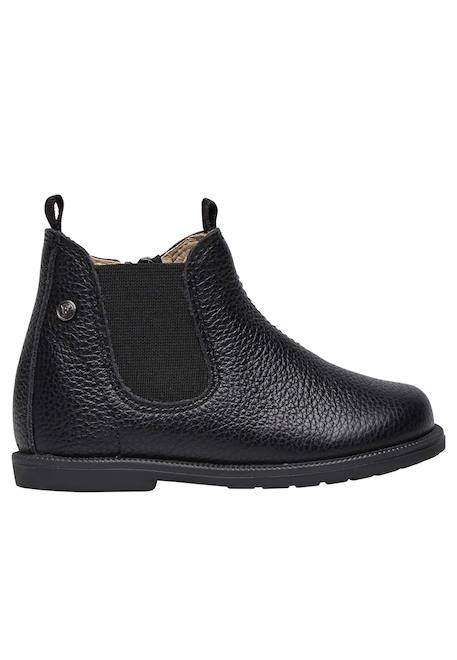 Bottines en cuir winter wood Noir- 1 - vertbaudet enfant 